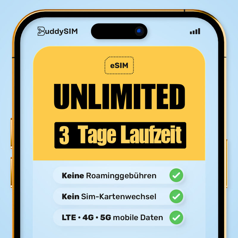eSIM Nepal Unlimited 3 Tage