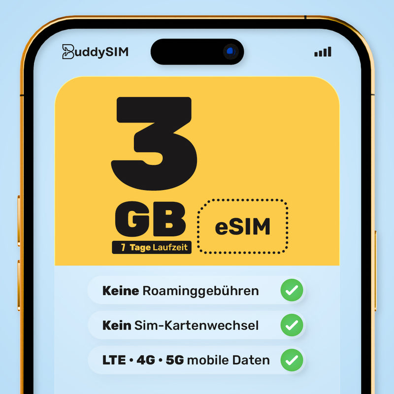 3 GB Datenvolumen Schweiz