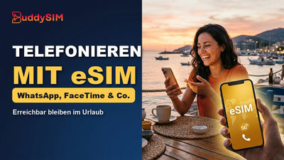 Telefonieren mit Reise-eSIM: WhatsApp, FaceTime & Co.