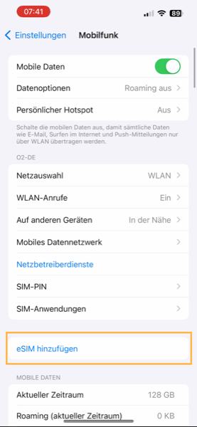 eSIM aktivieren auf iPhone 15 Plus – Schritt-für-Schritt Anleitung – BuddySIM