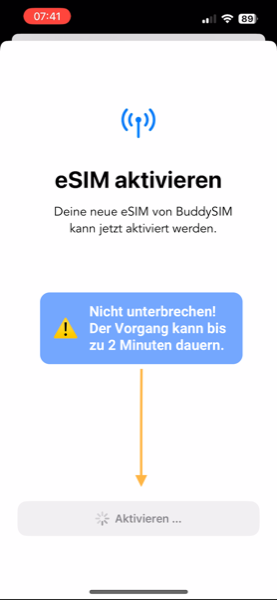 eSIM aktivieren auf iPhone 15 Plus – Schritt-für-Schritt Anleitung – BuddySIM