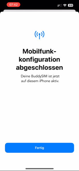 eSIM aktivieren auf iPhone 16 Plus – Schritt-für-Schritt Anleitung – BuddySIM
