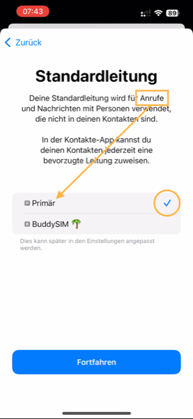 eSIM aktivieren auf iPhone 15 Plus – Schritt-für-Schritt Anleitung – BuddySIM