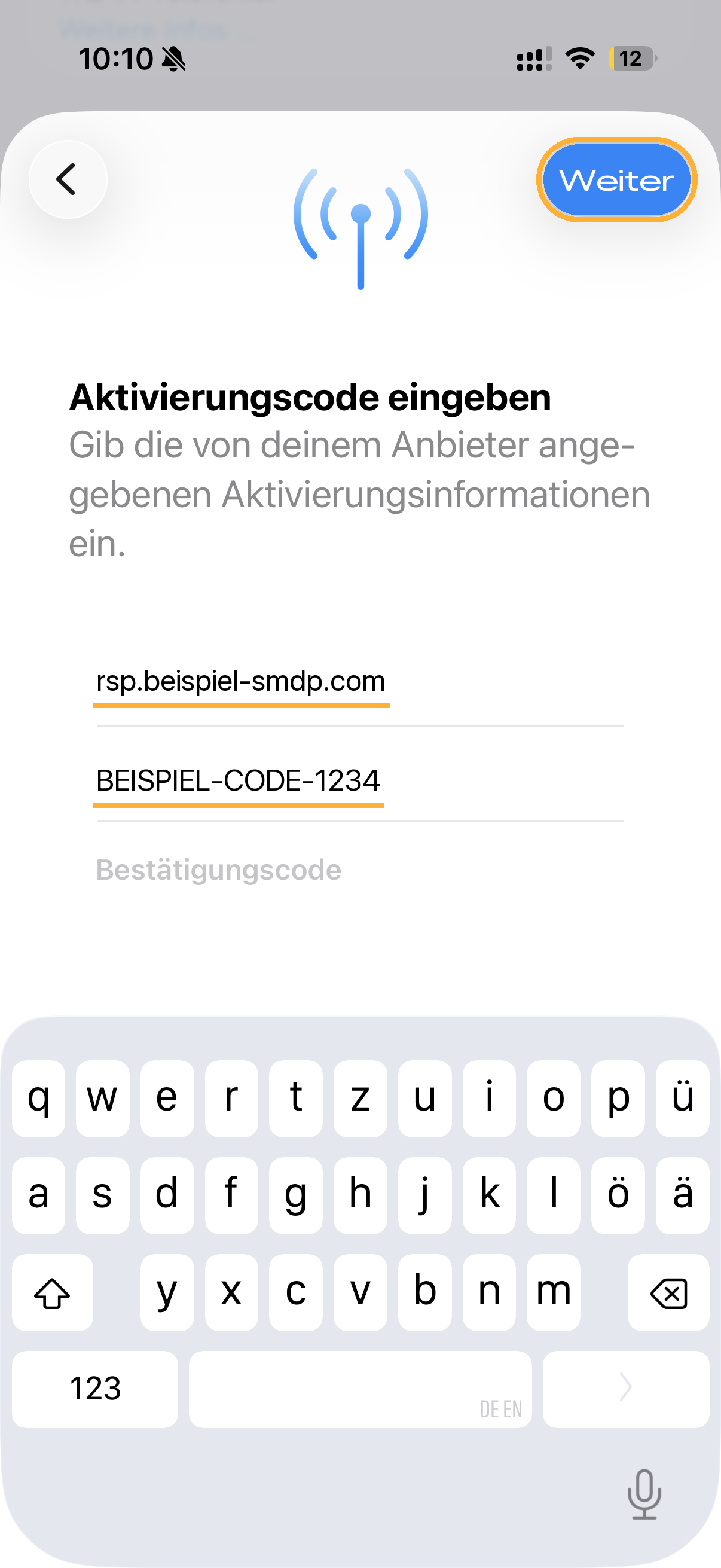 eSIM manuell aktivieren auf iPhone Duo – Anleitung – BuddySIM
