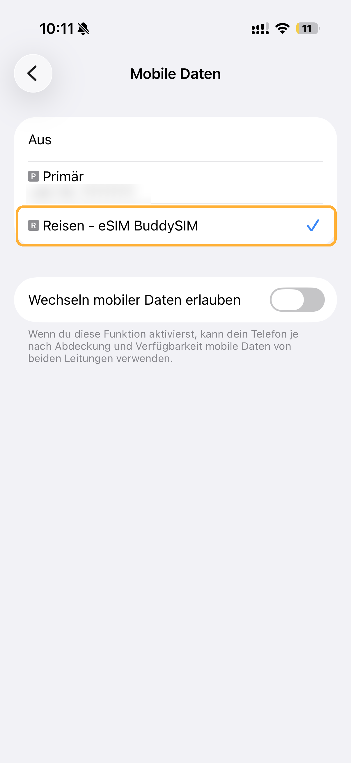 eSIM aktivieren auf iPhone Duo – Schritt-für-Schritt Anleitung – BuddySIM