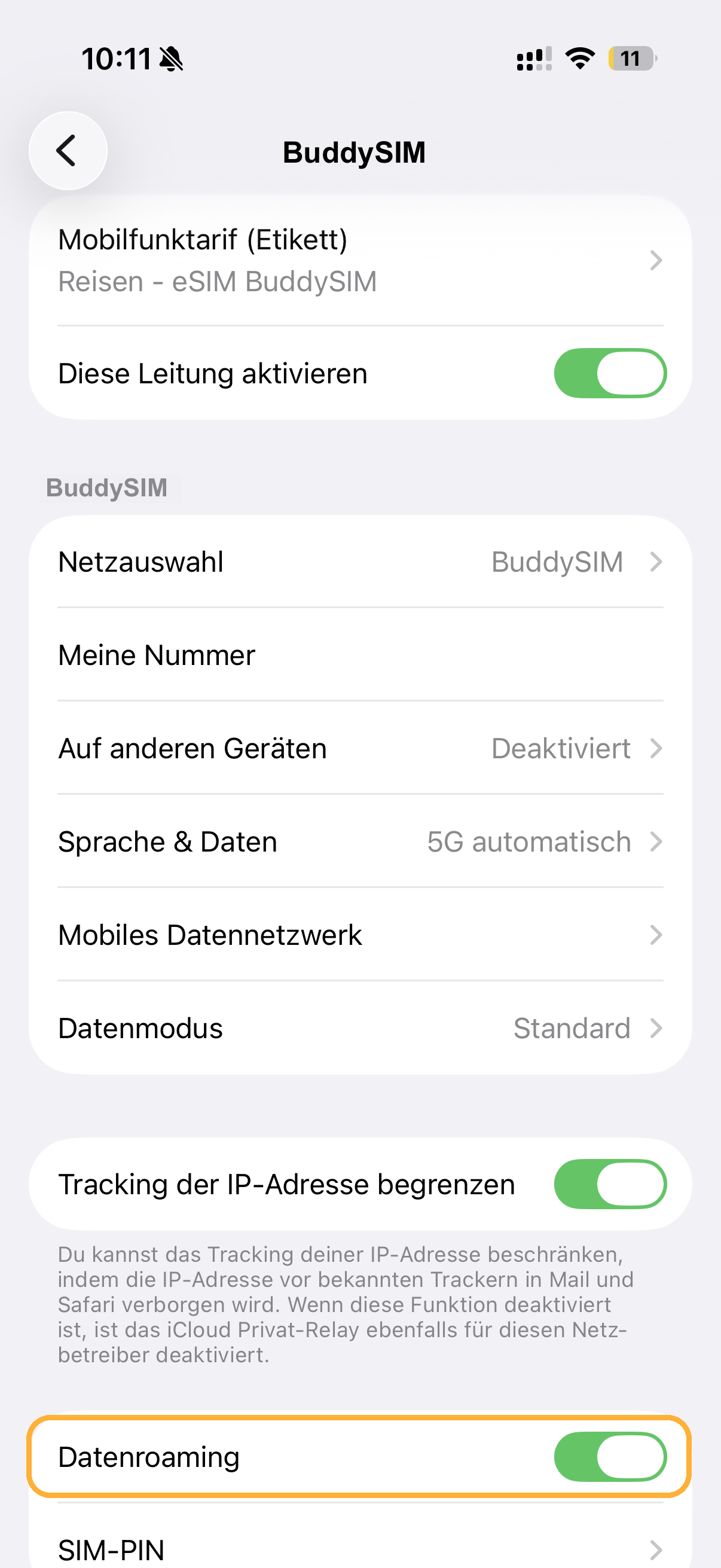 eSIM aktivieren auf iPhone Duo – Schritt-für-Schritt Anleitung – BuddySIM